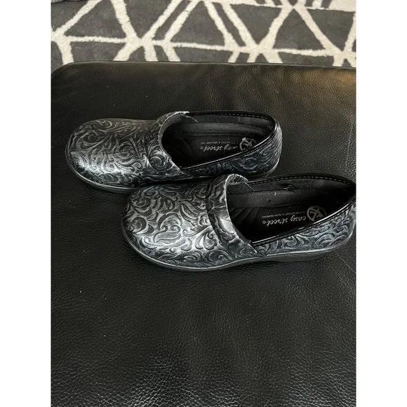 Easy Street Laurie Slip Resistant Comfortable Silver Artisan T1 Shoes Size 6.5M - Picture 9 of 12